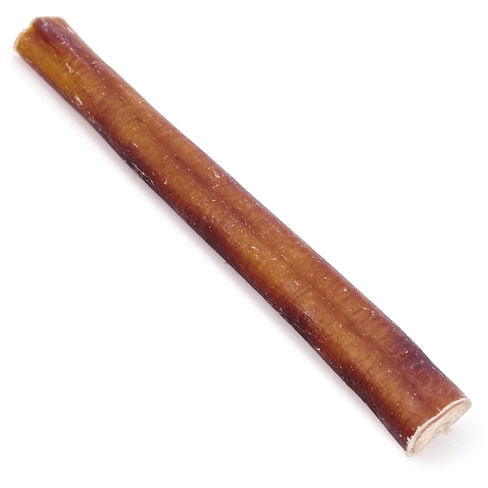 Bully Sticks for Dogs, Medium 6 Inch, 100 Count - All Natural Dog Treats, 100% Beef Pizzles, Single Ingredient Rawhide Alternative 