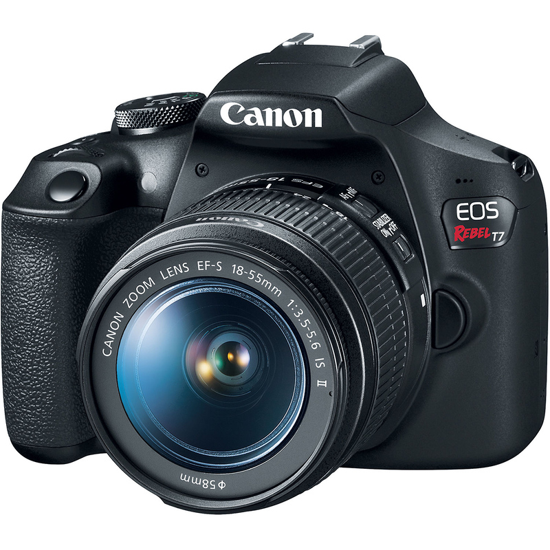 Canon EOS Rebel T7 Digital SLR Camera with 18-55mm Lens  